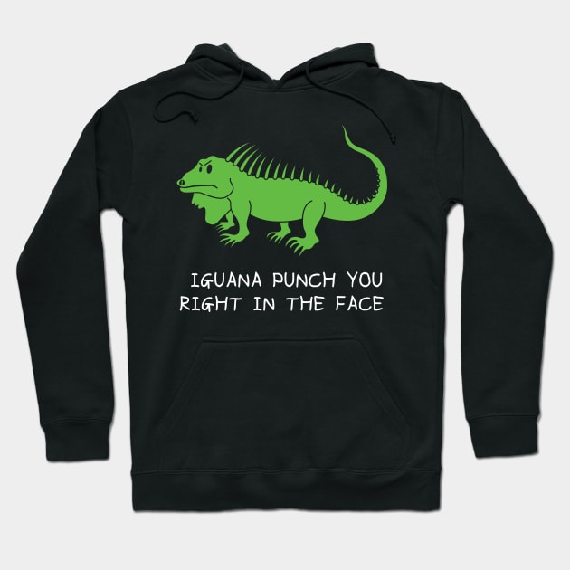 Iguana Punch You Hoodie by joefixit2